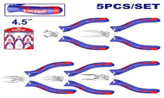 5 Pcs mini pliers set-مجموعة 5 قطع بانسات صغيرة الكرتونية