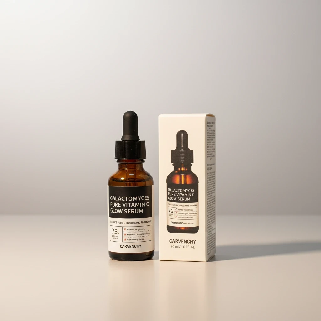 سيروم جالاكتومايسيس مع فيتامين سي للنضارة من كارفنشي – Carvenchy Galactomyces Pure Vitamin C Glow Serum