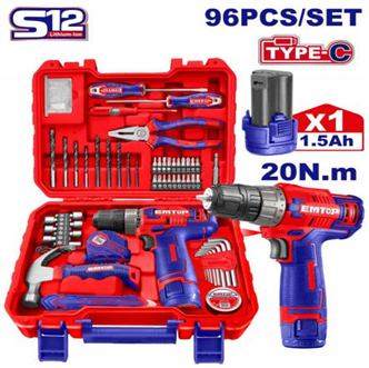 مجموعة أدوات منزلية 96 قطعة-EEDK09601 96 Pcs Tools set