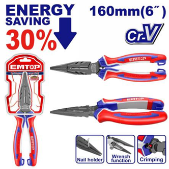 High leverage long nose  pliers-بانسة زرادية بوز رفيع صناعي ضغط عالي