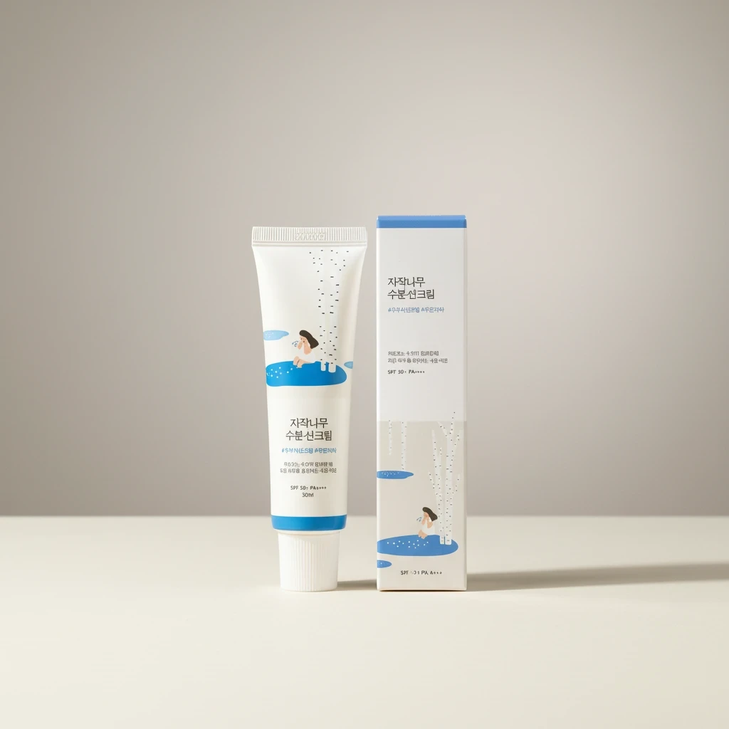 واقي شمس راوند لاب بخلاصة شجرة البتولا – Round Lab Birch Juice Moisturizing Sun Cream SPF50+ PA