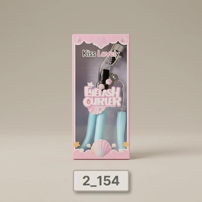 مكبس رموش Kiss Lovely بمقبض مريح
