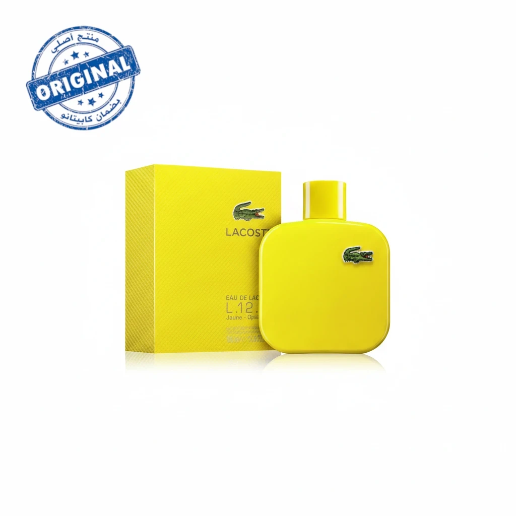عطر Lacoste L.12.12 Jaune أو دو تواليت سعة 100 مل