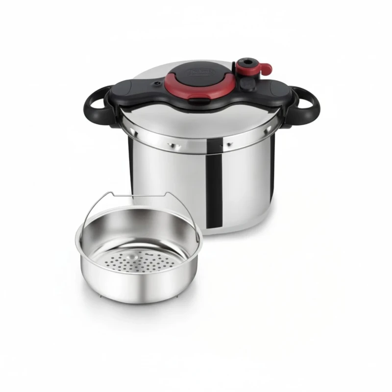 طنجرة ضغط Tefal Clipso – ستانلس ستيل بسعة 9 لتر