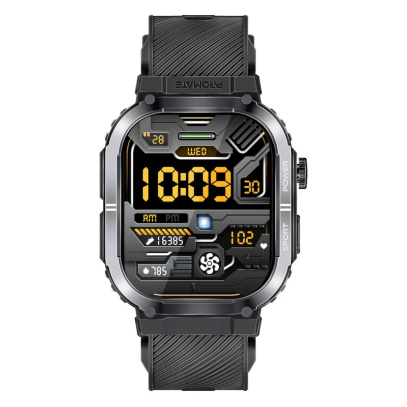 ساعة ذكية Promate xWatch-SL – شاشة 2.01 بوصة ومكالمات