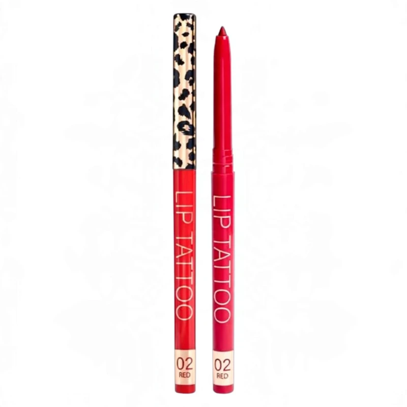 قلم تحديد شفاه أوتوماتيكي Stellary Lip Tattoo Automatic Lipliner - Red 02