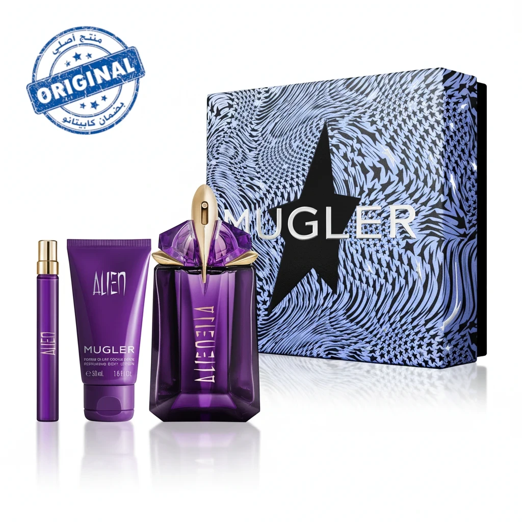طقم عطر Mugler Alien أو دو بارفوم سعة 60 مل