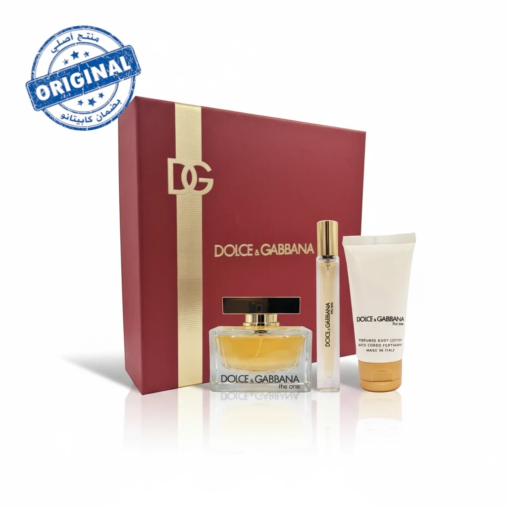 طقم عطر Dolce&Gabbana The One أو دو بارفوم سعة 75 مل
