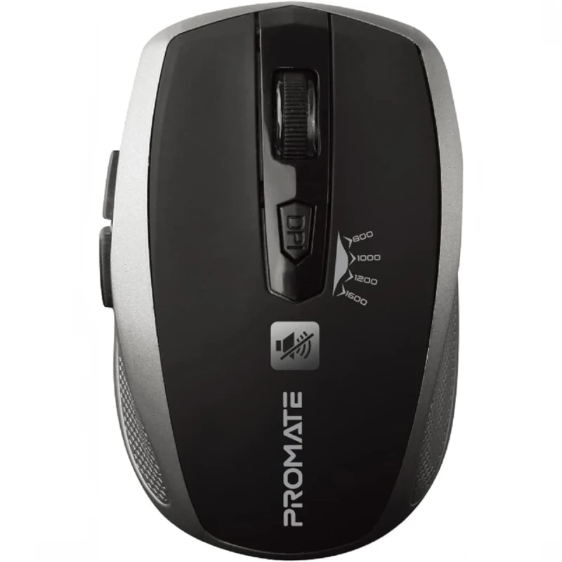 ماوس لاسلكي صامت Promate Breeze – دقة قابلة للتعديل 1600 DPI