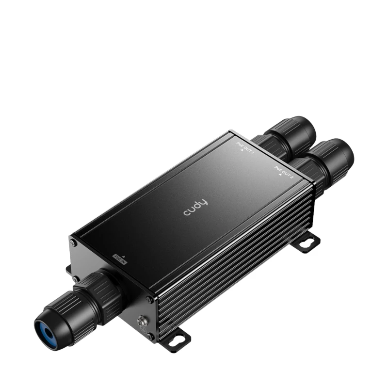 موسع PoE Cudy POE25 – 2 مخارج Gigabit خارجي IP67