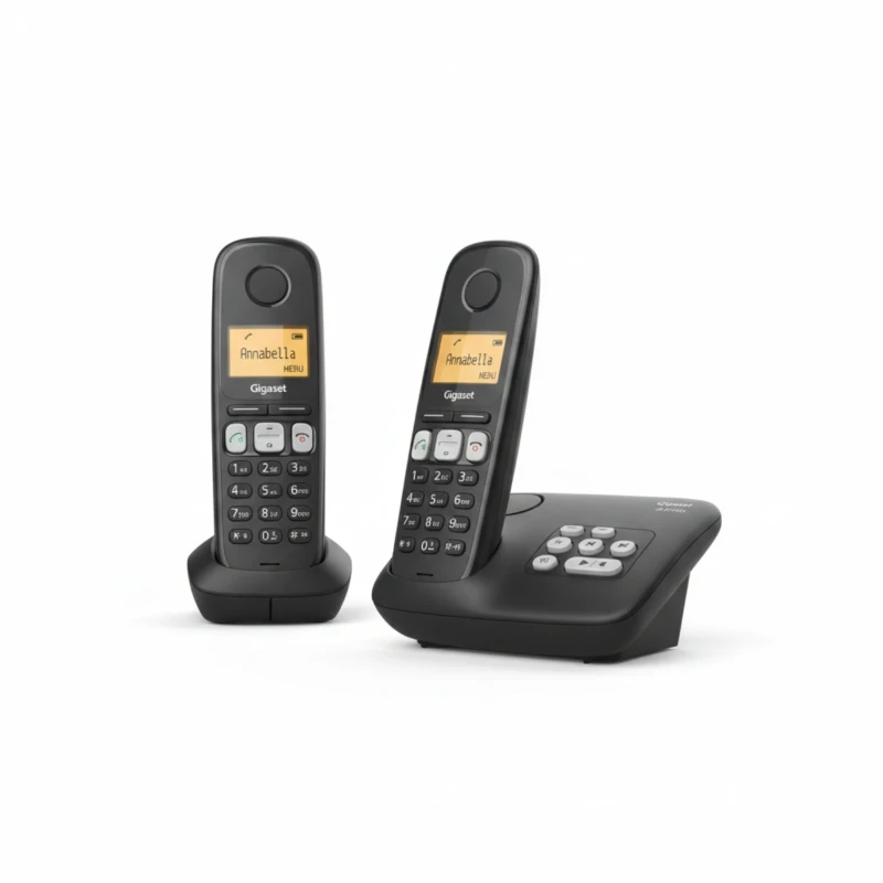 هاتف لاسلكي Gigaset A275A Duo – سماعتان مع قاعدة