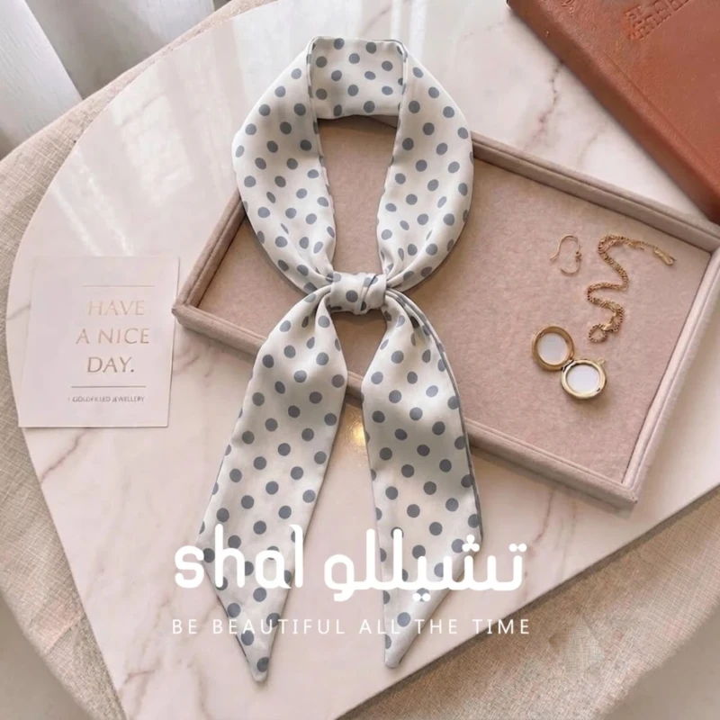 فولار ساتان نسائي منقوش