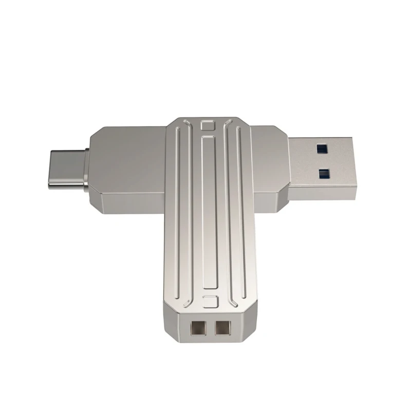 فلاش ميموري WiWU Infinite بموصلي USB-A وUSB-C – 512 GB