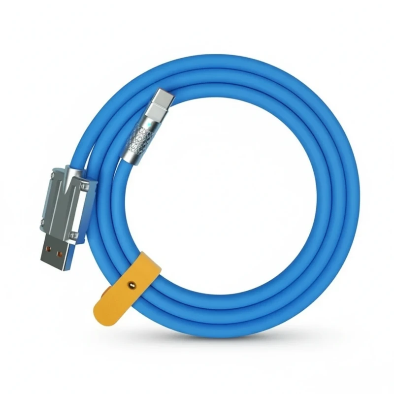 كابل Type-C مدرع 120W – وصلة مدرعة TC