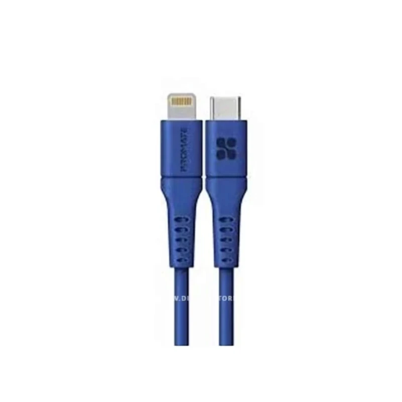 كابل Promate PowerLink-120 – Lightning أزرق