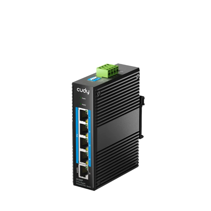 سويتش صناعي Cudy IG1005P – 5 منافذ Gigabit وPoE+