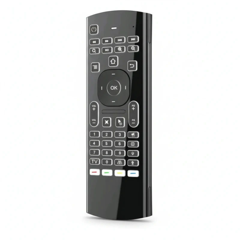 ريموت Air Mouse MX3 بلوحة مفاتيح – تحكم حركي 2.4GHz
