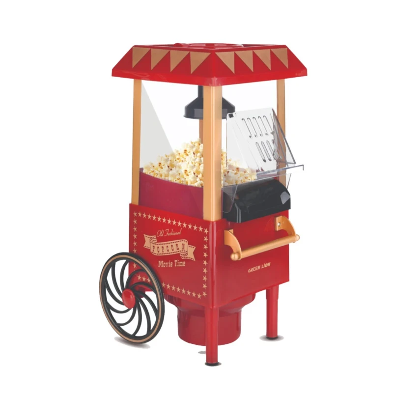 ماكينة فشار Green Lion Vintage – تصميم عربة وقدرة 1200W