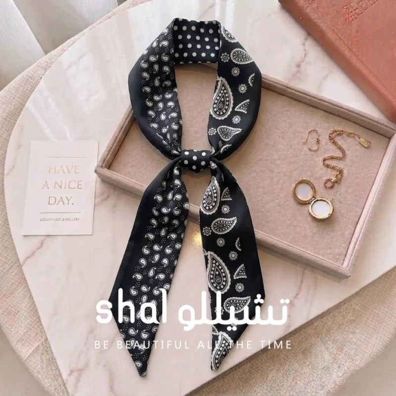 فولار ساتان نسائي منقوش