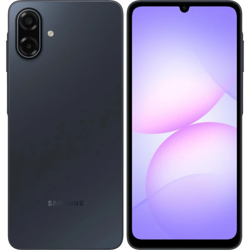 هاتف Samsung Galaxy A07 4G Dual SIM – رام 6GB وتخزين 128GB اسود