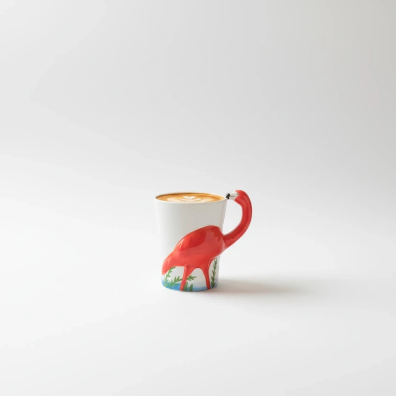ماغ مجسم بجعة – كوب بتصميم مرح ومقبض مميز002-103-12