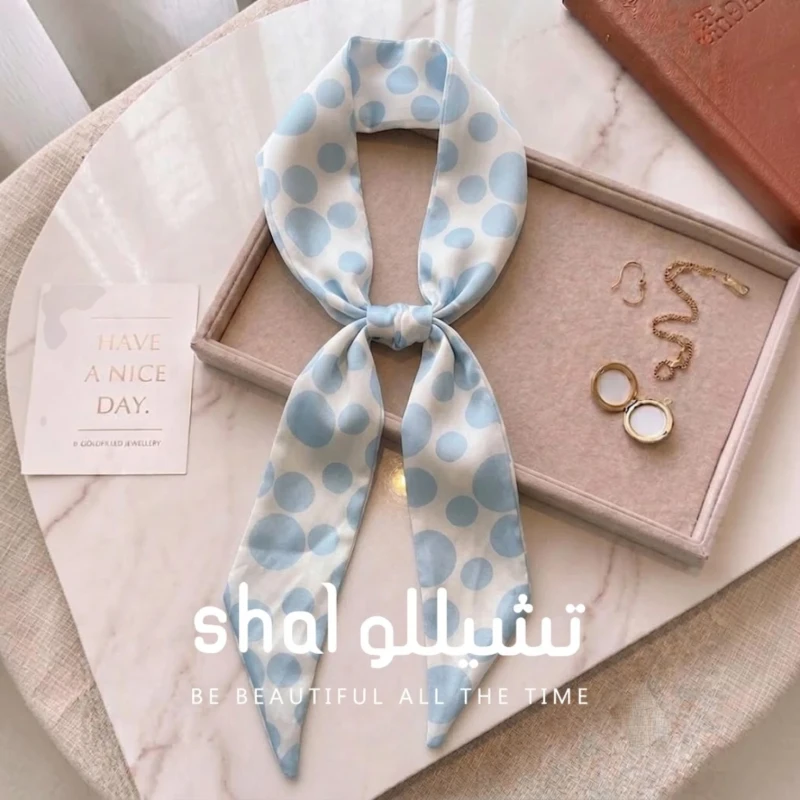 فولار ساتان نسائي منقوش