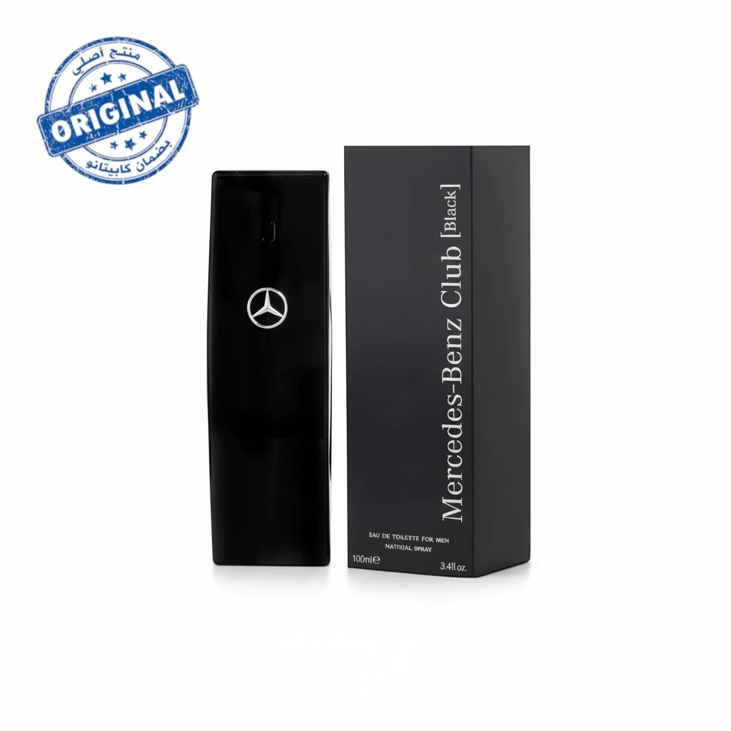 عطر Mercedes-Benz Club Black أو دو تواليت سعة 100 مل