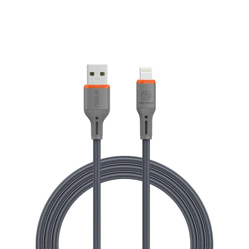 كابل شحن WiWU Wi-C095 FlameGuard من USB-A إلى Lightning
