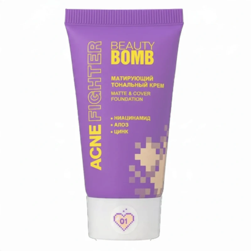 كريم أساس Beauty Bomb ACNE FIGHTER - 01