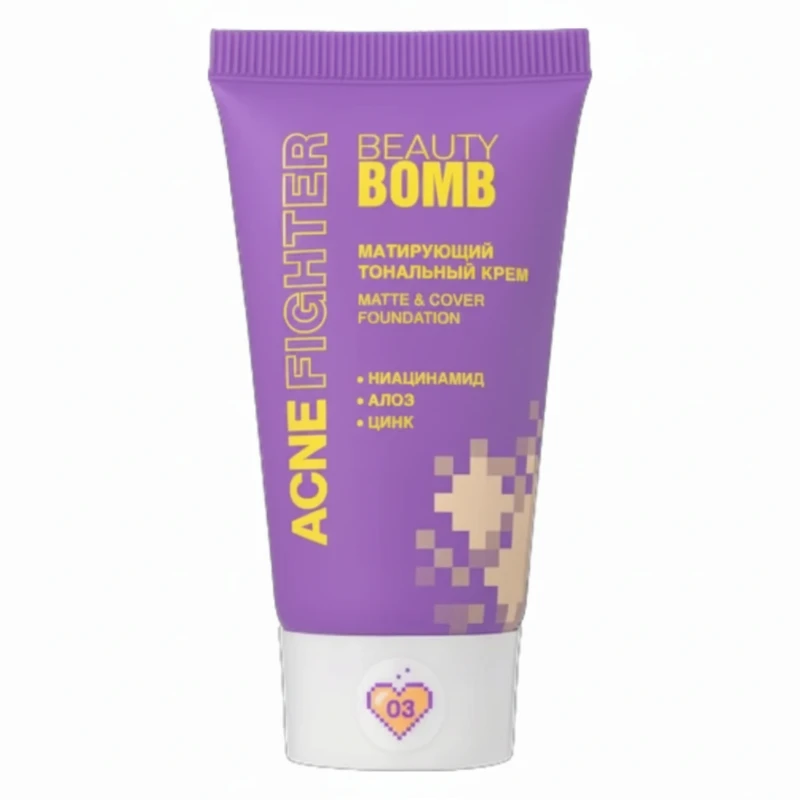 كريم أساس Beauty Bomb ACNE FIGHTER - 03