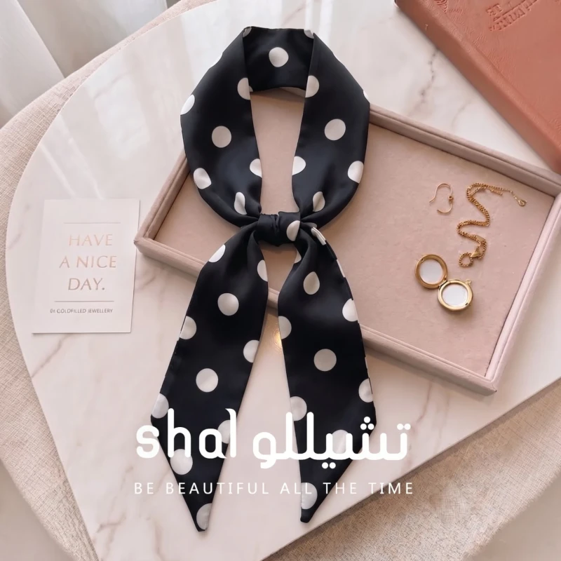 فولار ساتان نسائي منقوش