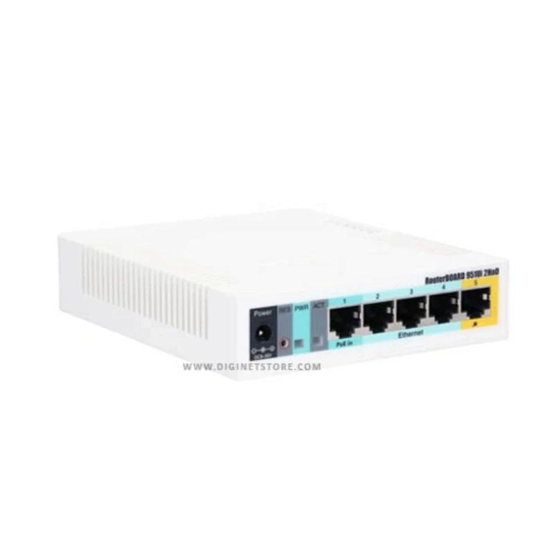 راوتر MikroTik RB951Ui-2HnD – واي فاي وPoE-out