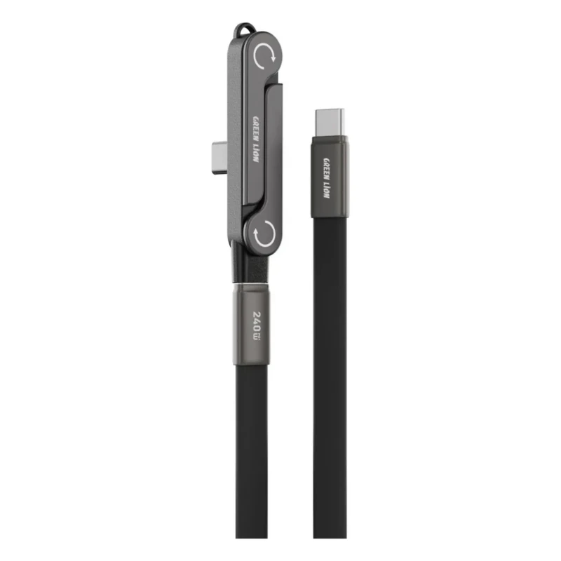 كابل حامل Green Lion USB-C – اثنان في واحد وقدرة 240 واط