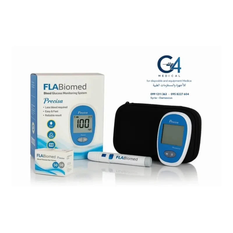جهاز قياس السكر FIA Biomed Precisa – شاشة رقمية