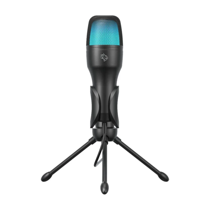 ميكروفون USB Porodo Gaming PDX551 – مكثف مع حامل مكتبي اسود