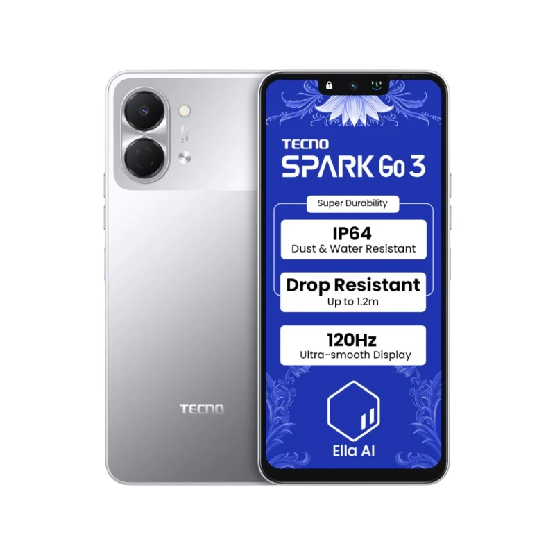 Tecno Spark Go 3 r4-64G -silver