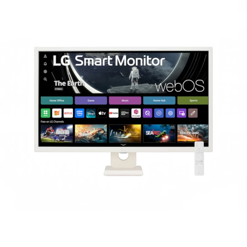 شاشة LG 32SR50F-W – 31.5 بوصة Full HD سمارت webOS