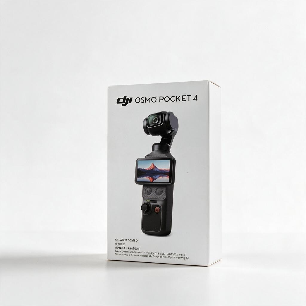 كاميرا جيب DJI Osmo Pocket 4 – لتصوير الفيديو أثناء التنقل