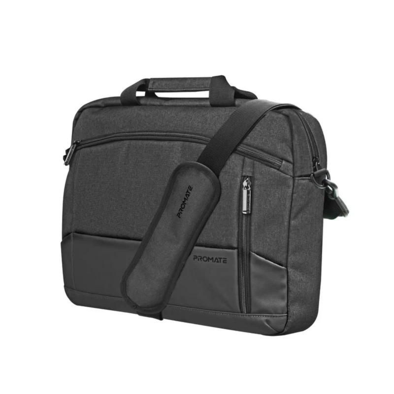حقيبة لابتوب Promate SATCHEL-MB – حجرات متعددة حتى 15.6 بوصة