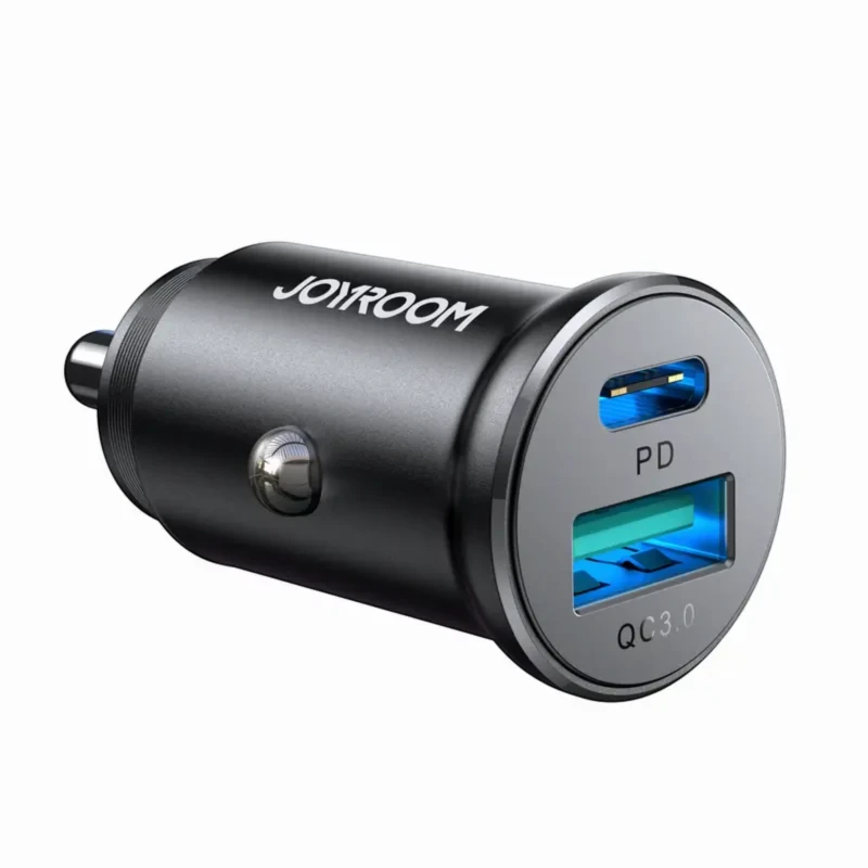 شاحن سيارة Joyroom JR-CCN05 – 30 واط بمنفذي USB وPD