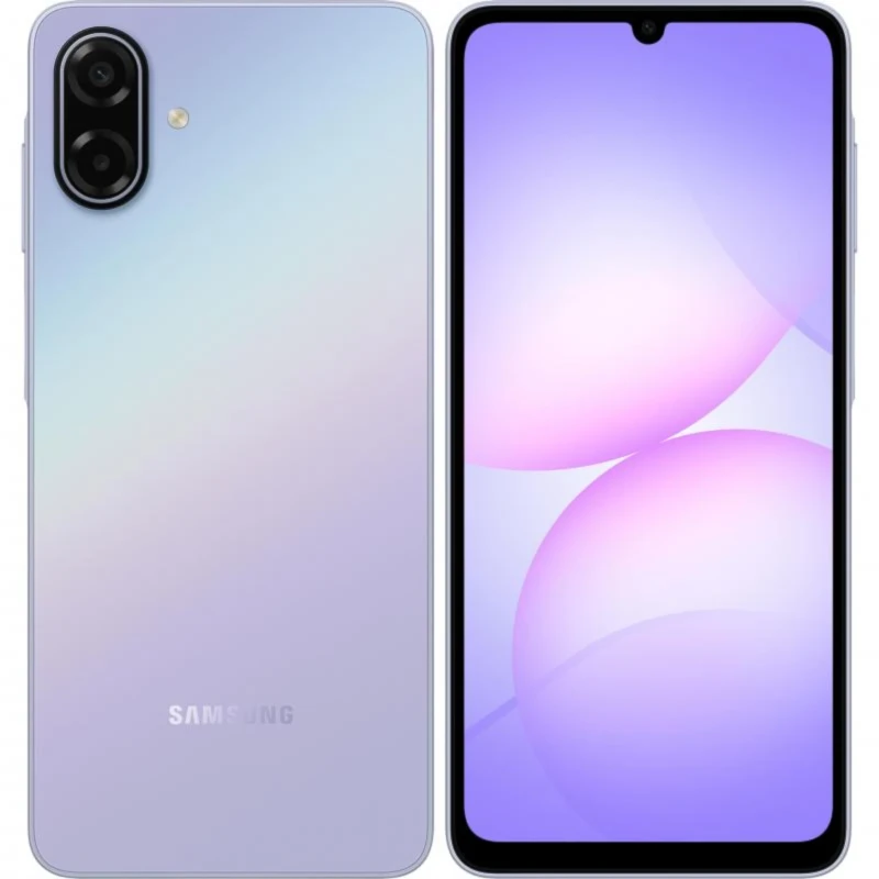 هاتف Samsung Galaxy A07 4G Dual SIM – رام 4GB وتخزين 64GB بنفسجي