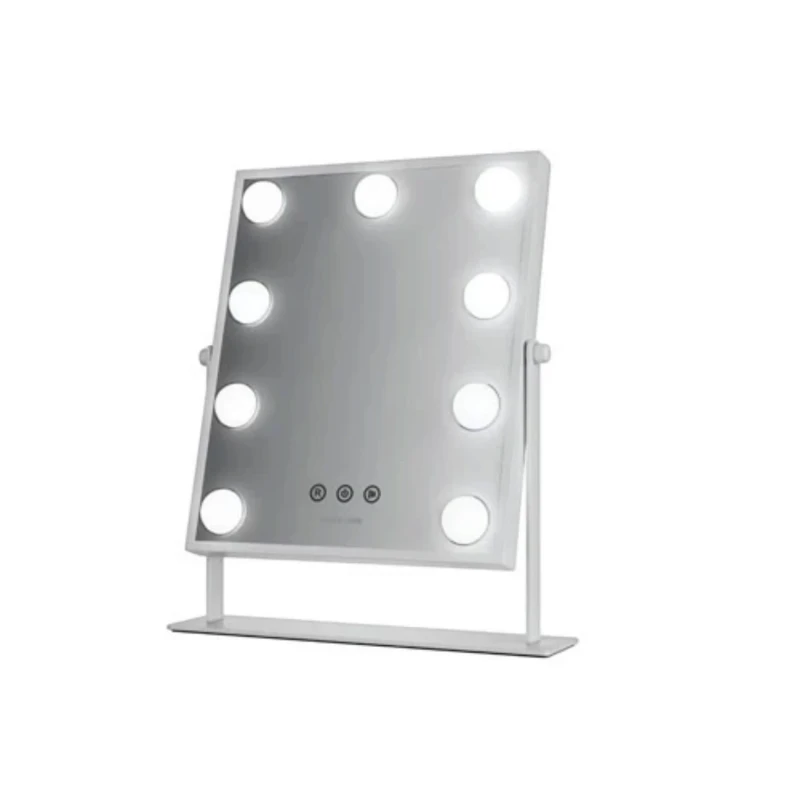 مرآة مكياج Green Lion Glam Shine – 9 أضواء LED