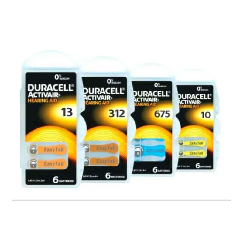 بطاريات سمع Duracell – عبوات بطاريات زر