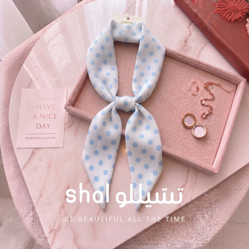 فولار ساتان نسائي منقوش