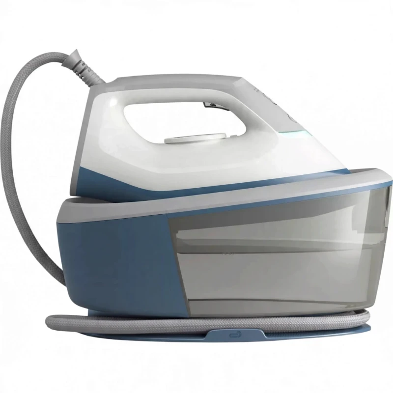 مكواة بخار Philips سلسلة 2000 مع خزان 1.4 لتر أزرق وأبيض