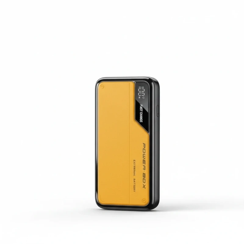 باور بانك 18000mAh – كابلات مدمجة وشاشة رقمية