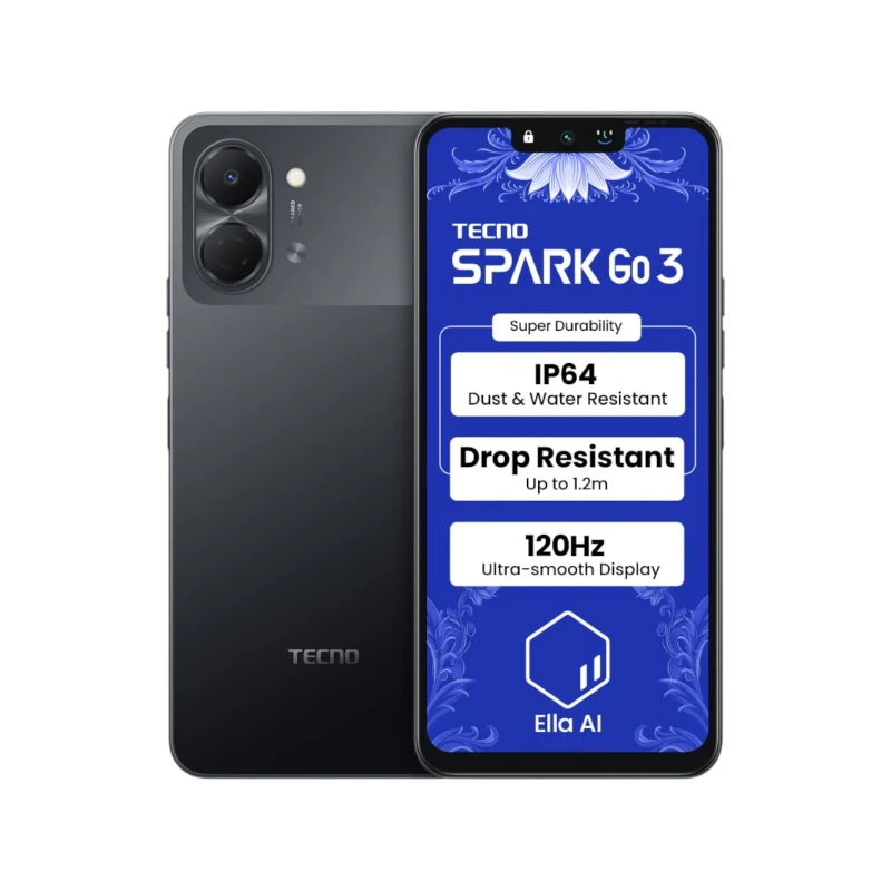 Tecno Spark Go 3 r4-128G-black