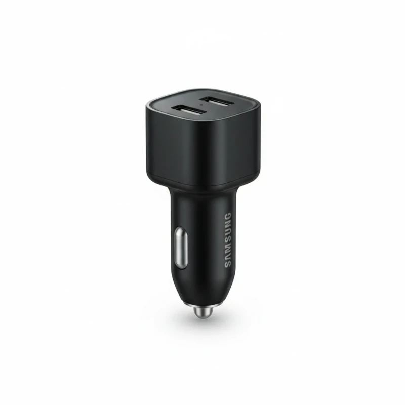 شاحن سيارة Samsung بمنفذي USB-C وUSB – قدرة 45 واط