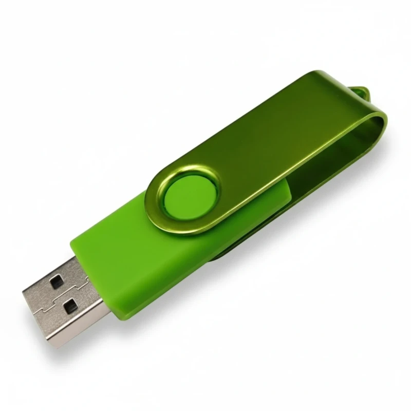 فلاشة MiP سعة 128GB – تصميم معدني دوار 360 درجة