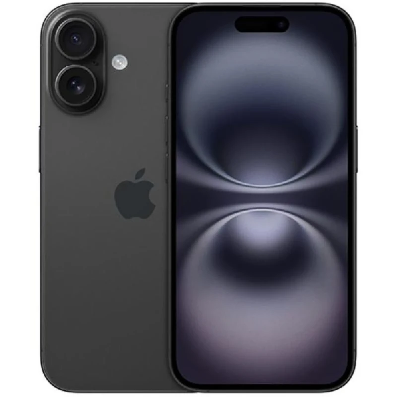 هاتف iPhone 16 من Apple – إصدار 1SIM + eSIM بسعة 128GB اسود